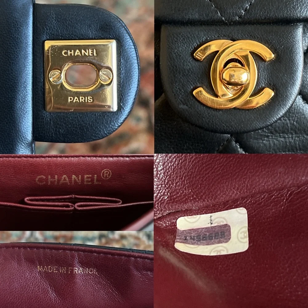 SOLD** Chanel Vintage Classic Mini Square Single Flap Bag - Picture 13 of 14